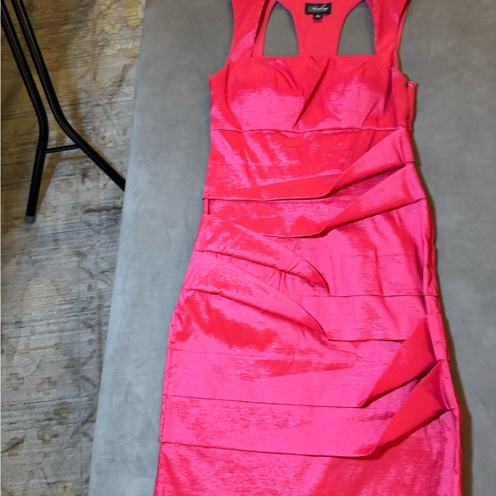 Coral/pink Sleeveless Dress Adrianna Papell Hailey